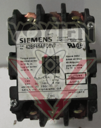 42BF65AFCBW Definite Purpose Contactor By Siemens Voyten Electric