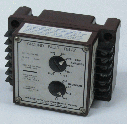 FPR-112 Ground Fault Relay by Pringle Electrical